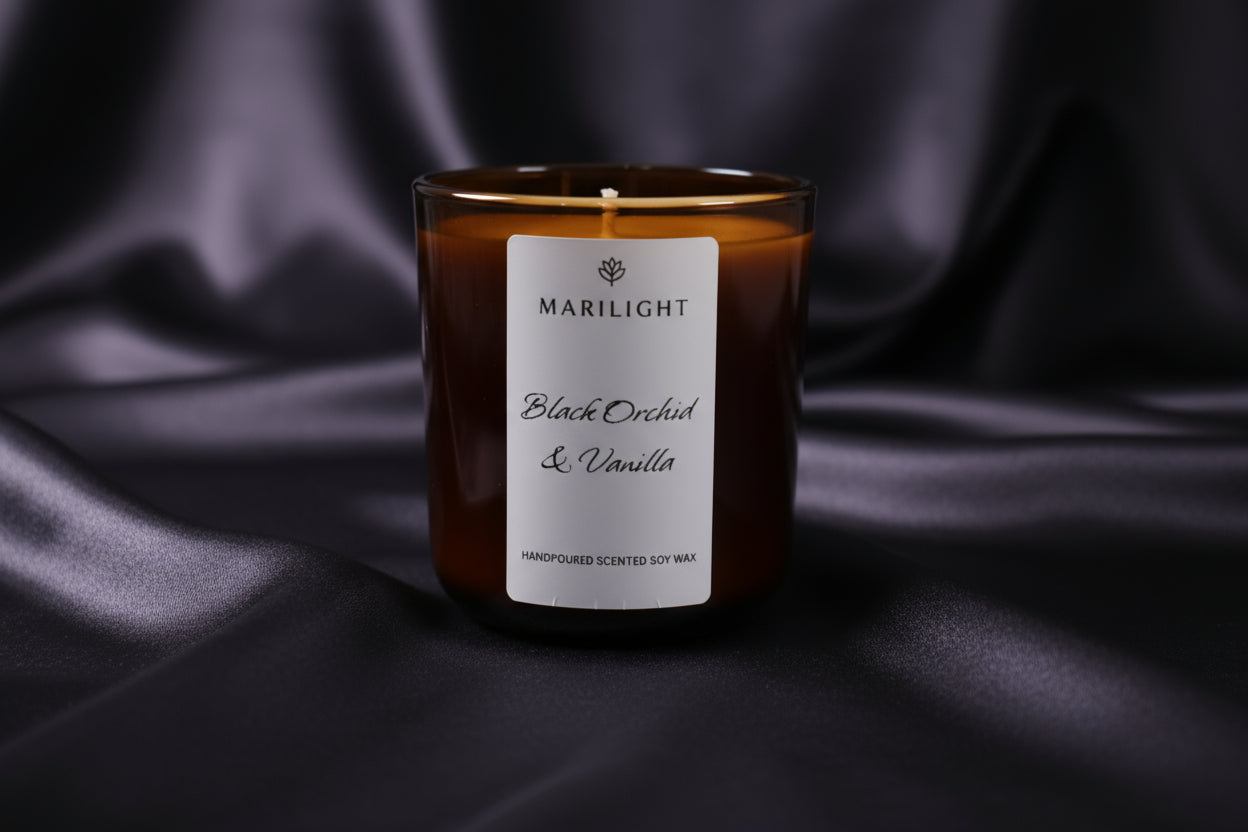 Αρωματικό Κερί Σόγιας Black Orchid & Vanilla