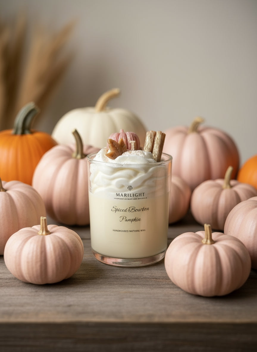 Αρωματικό Φυτικό Κερί Spiced Bourbon Pumpkin